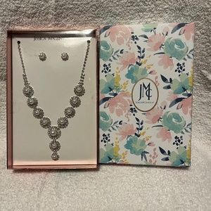 Jessica McClintock Necklace and Earrings